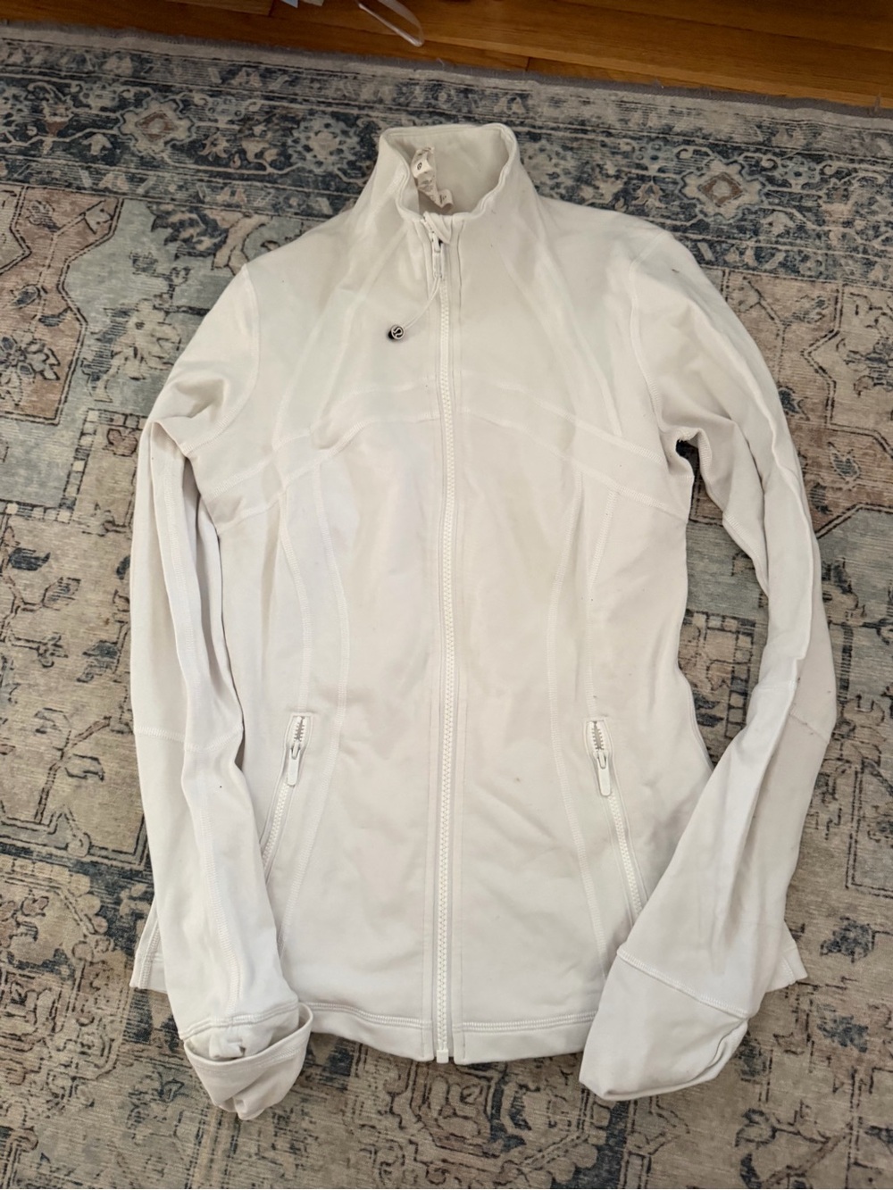 lululemon athletica White Full-Zip Athletic Jacket